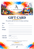 J-ARTSWORK gift voucher for original art