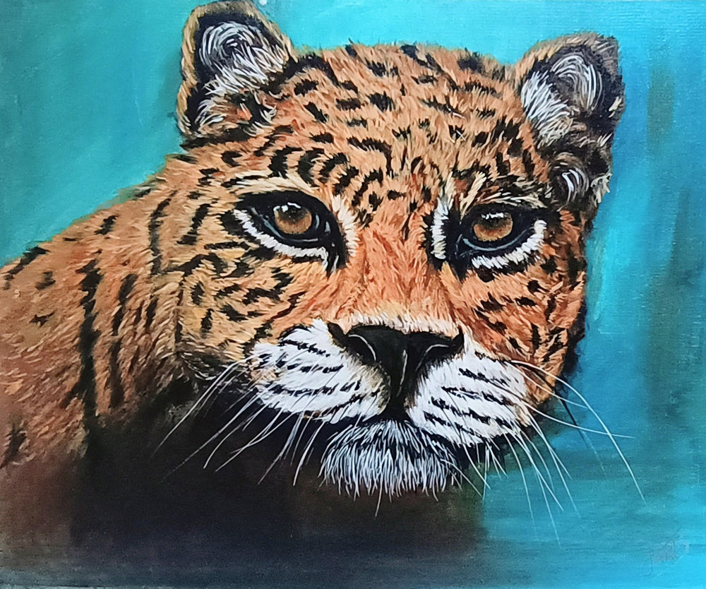 Jaguar - Original Painting 40 x 50 cm